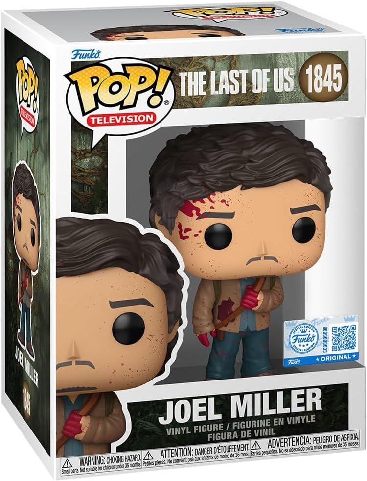 Funko Pop! Television: The Last Of Us (1845) Joel Miller Special Edition (Bloody) Vinyl Figure 9cm