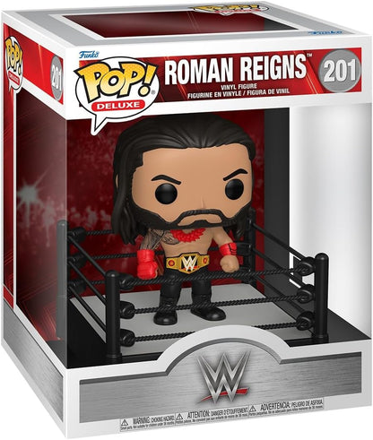 Funko Pop! WWE (201) Roman Reigns in Ring (Championship Belt) Vinyl Figure 15cm