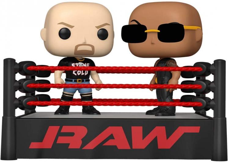 Funko Pop Wwe 2 - Stone Cold Steve Austin And The Rock Vinyl Figure Wrestling