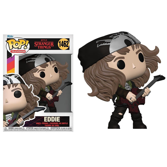Funko Pop ! TV Netflix Stranger Things S4 - (1462) Eddie W / Guitar 9cm