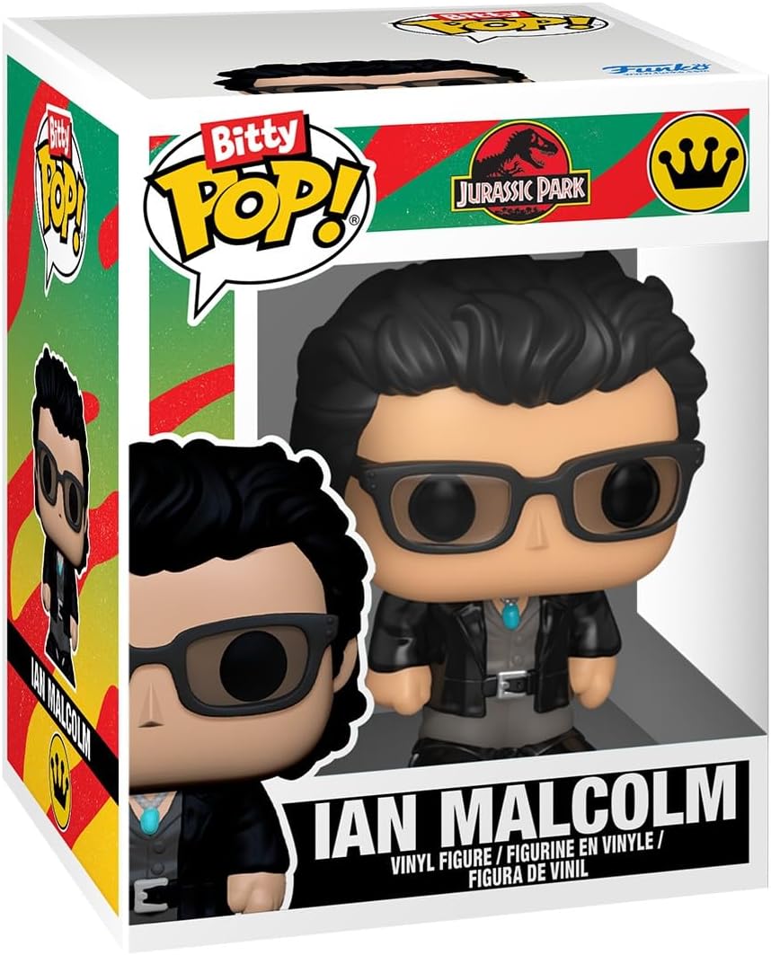 Funko Bitty Pop! Jurassic Park (4 Pack) w/ Bitty Display & Mystery Pop - Mini Vinyl Figure 2cm