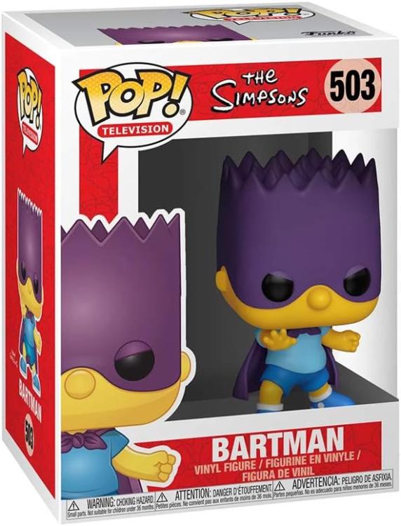 Funko Pop ! Television The Simpson - (503) Bartman Vinyl Figure Bart Batman 9Cm