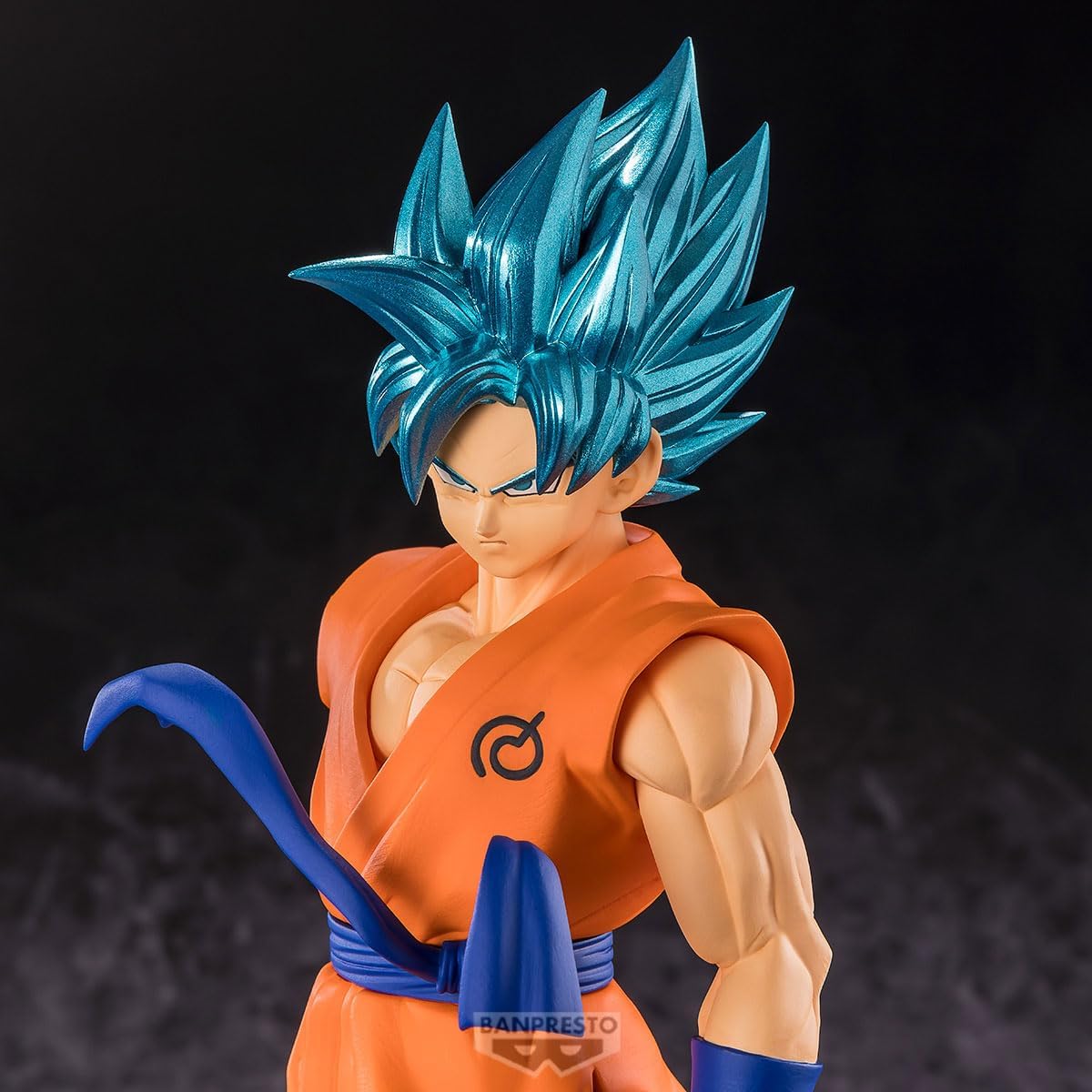 Bandai Banpresto Dragon Ball Super: Goku Super Saiyan Blu Statua Da Collezione - Blood of Saiyans Figure 18cm PVC