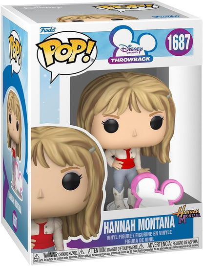 Funko Pop! Disney Throwback - (1687) Hannah Montana W/ Icon Vinyl Figure 9cm