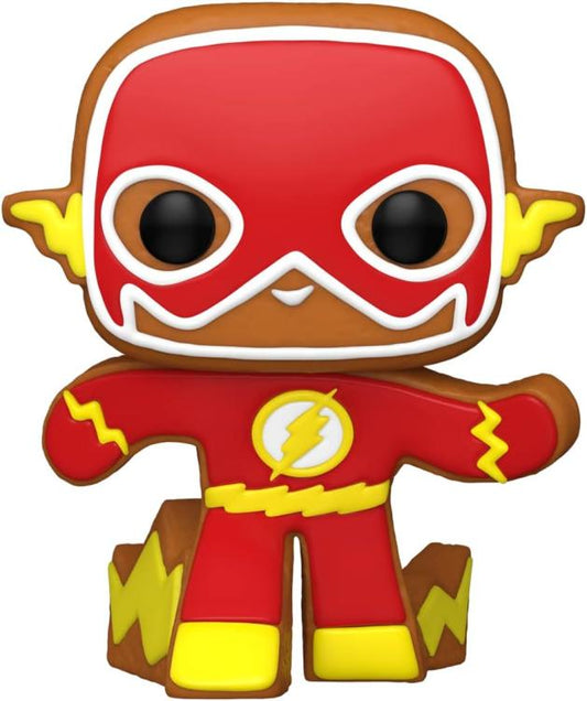 Funko Pop ! Dc Heroes Holiday - (447) Gingerbread The Flash - Vinyl Figure 9Cm