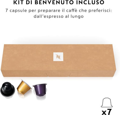 DE'LONGHI NESPRESSO ESSENZA MINI EN85.B MACCHINA DA CAFFÈ 0.6L NERO + 14 CAPSULE