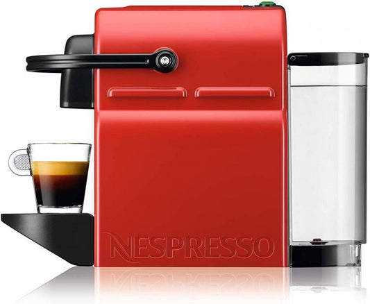 Nespresso Inissia Xn1005 A++ Macchina Da Caffè Ruby Red Espresso Capsule Rosso