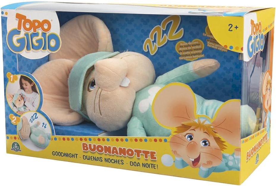 Giochi Preziosi Topo Gigio Buonanotte Parlante Peluche Pupazzo Plush 44Cm