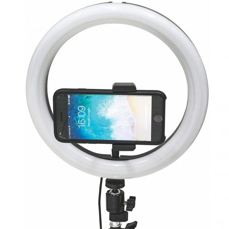 Kooper Ring Light Lampada Selfie E Treppiedi Da Terra Tavolo Supporto Smartphone