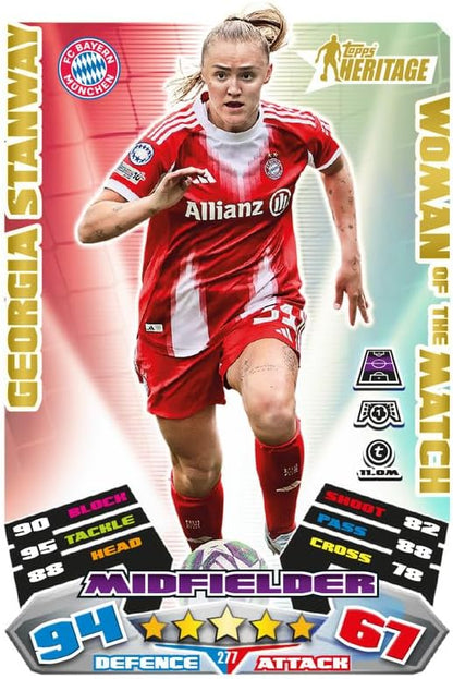 Topps Match Attax Extra 2025 / 2026 X Tin Carte Calcio UEFA Champions League