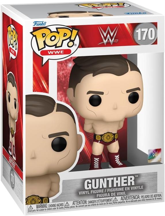 Funko Pop ! Wwe (170) Gunther - Vinyl Figure Wrestling Statuetta Statua 9Cm