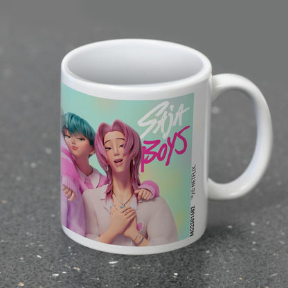 Tazza KPop Demon Hunters Saja Boys in Ceramica Con Manico da caffè Mug 325ml