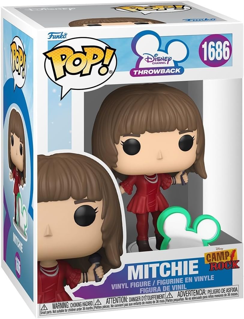 Funko Pop! Disney Throwback Camp Rock - (1686) Mitchie W/ Icon Vinyl Figure 9cm