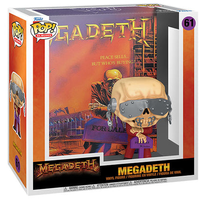 Funko Pop ! Rocks  Albums - Megadeth (61) Megadeth Vinyl Figure Rock Skull