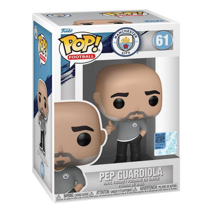 Funko Pop ! Football Manchester City - (61) Pep Guardiola Coach Figure Champions