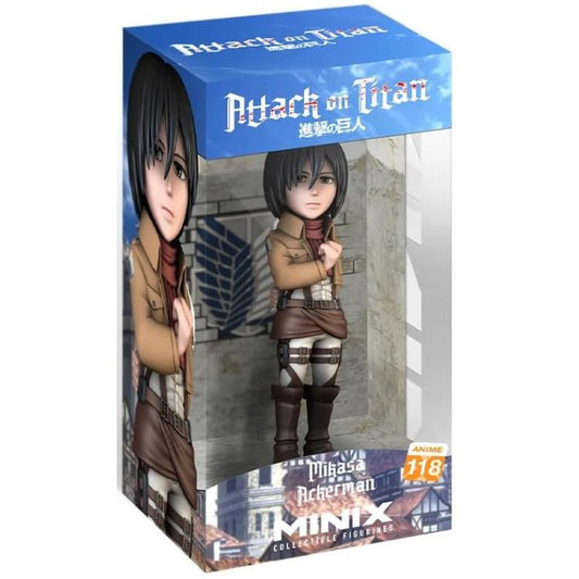 Minix - Attack On Titan (118) Mikasa Ackerman - Figure Pvc 12Cm Anime Statuetta