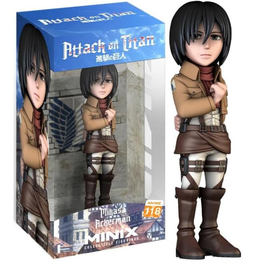Minix - Attack On Titan (118) Mikasa Ackerman - Figure Pvc 12Cm Anime Statuetta