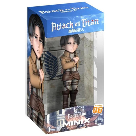 Minix - Attack On Titan (117) Levi Ackerman - Figure Pvc 12Cm Anime Statuetta