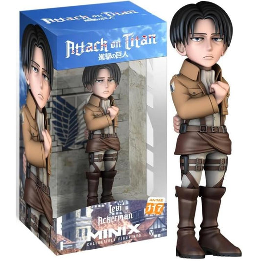 Minix - Attack On Titan (117) Levi Ackerman - Figure Pvc 12Cm Anime Statuetta