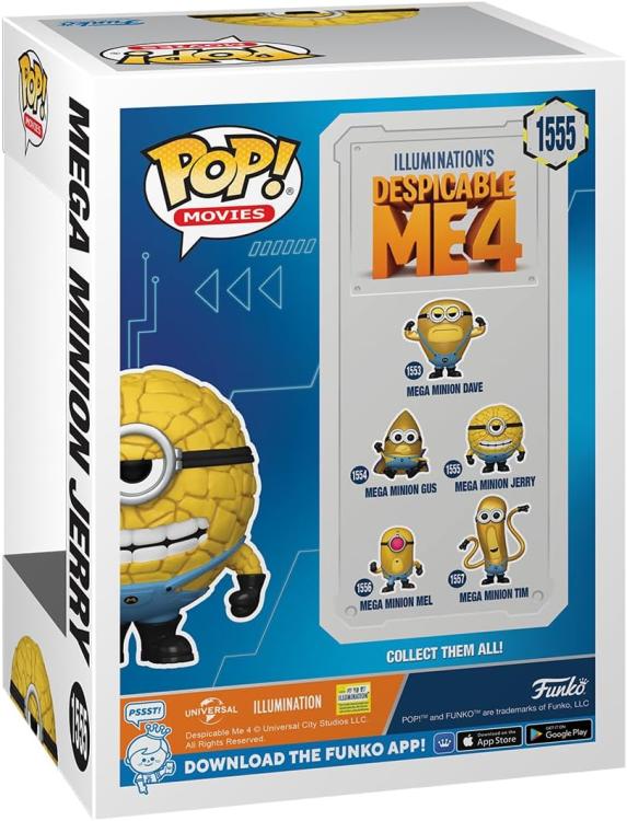 Funko Pop ! Movies Cattivissimo Me 4 - (1555) Mega Minion Jerry Super Minions 4