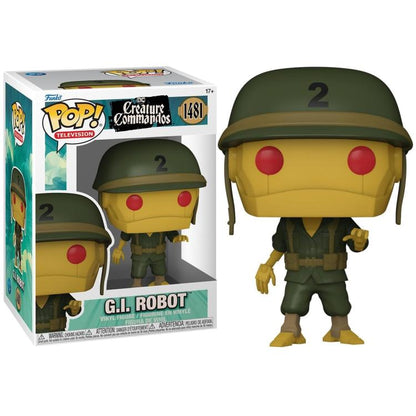 Funk Pop ! Dc Creature Commandos (1481) G.I. Robot Vinyl Figure 9Cm