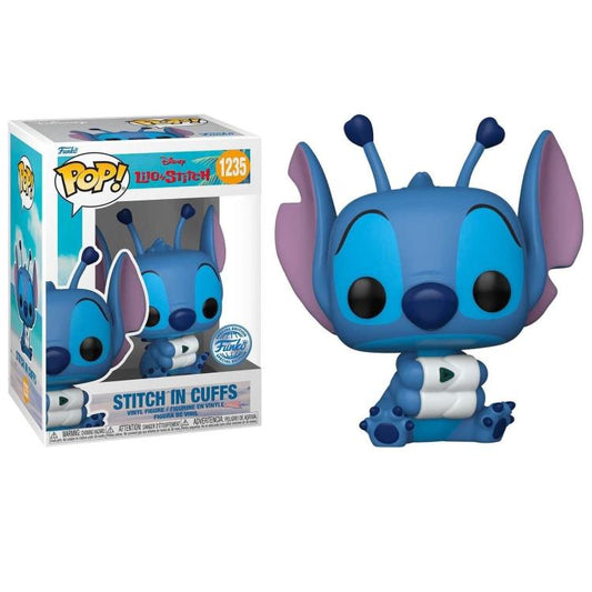 Funko Pop ! Disney Lilo & Stitch - (1235) Stitch In Cuffs (Exclusive) 9 Cm