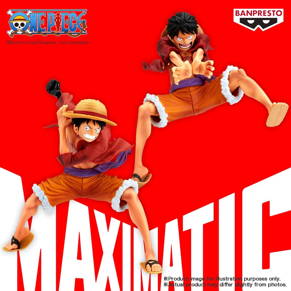 Bandai Banpresto One Piece: Monkey D. Luffy (Maximatic Special Vers. B) Figure PVC 21cm
