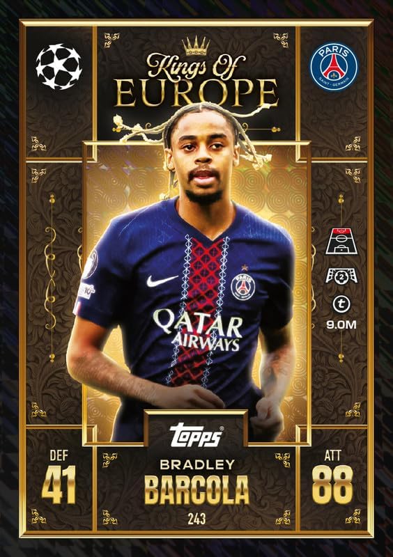Topps Match Attax Extra 2025 / 2026 X Tin Carte Calcio UEFA Champions League