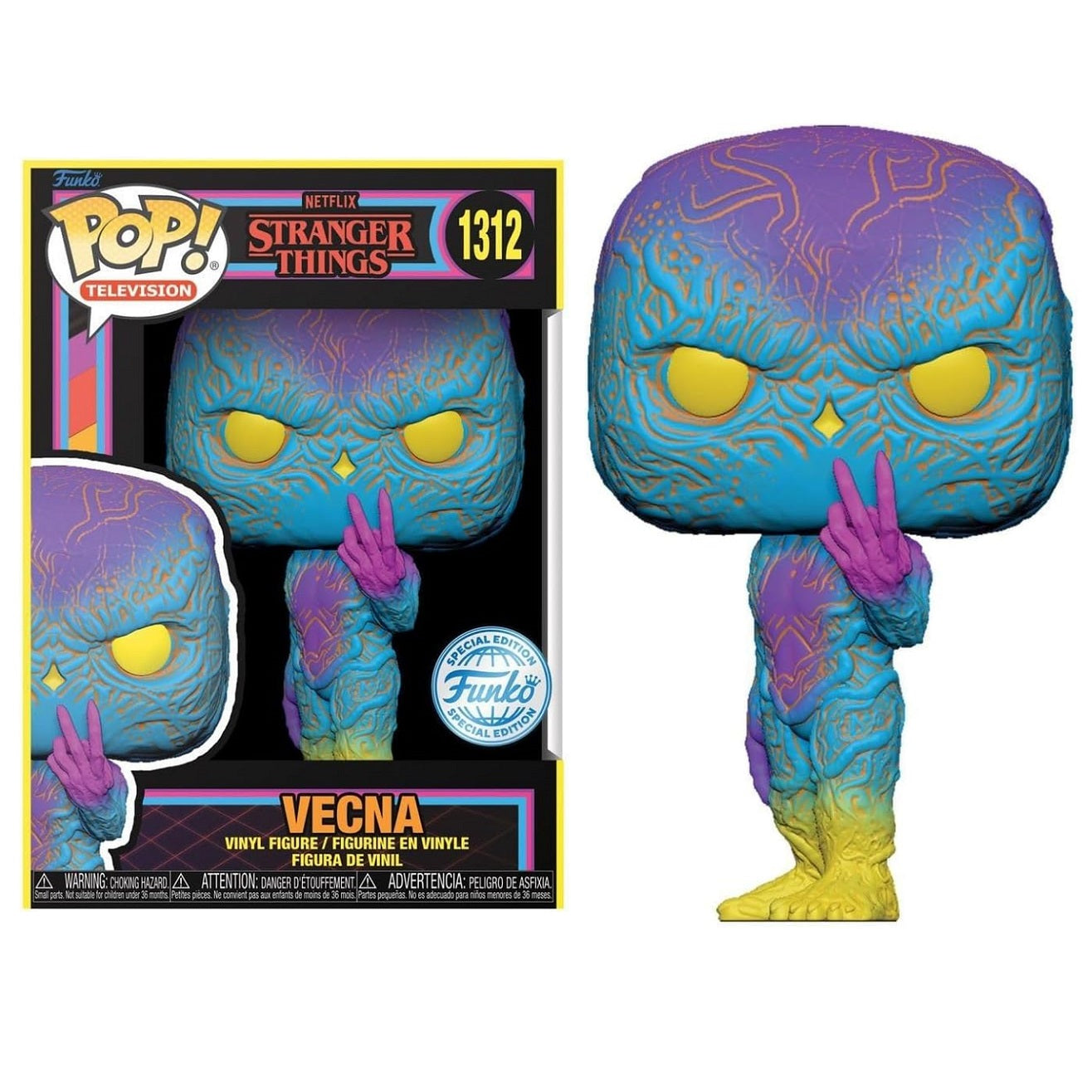 Funko Pop! Television Stranger Things - (1312) Vecna Blacklight Special 9cm