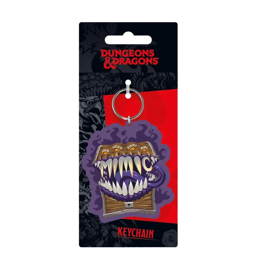Pyramid Portachiavi Dungeons & Dragons (Mimic) - Keychain In Gomma