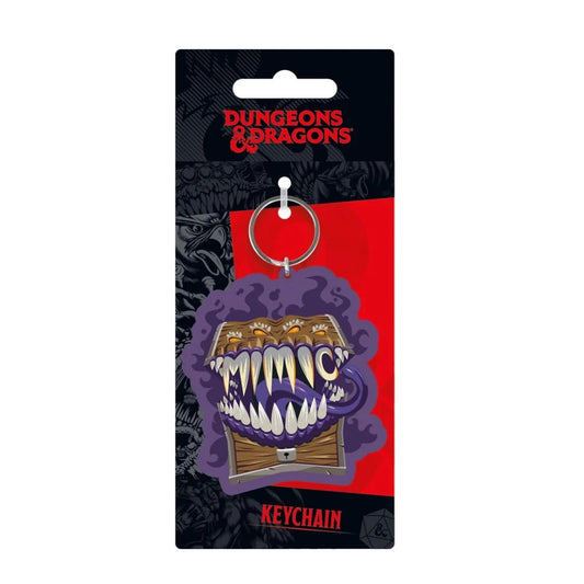 Pyramid Portachiavi Dungeons & Dragons (Mimic) - Keychain In Gomma