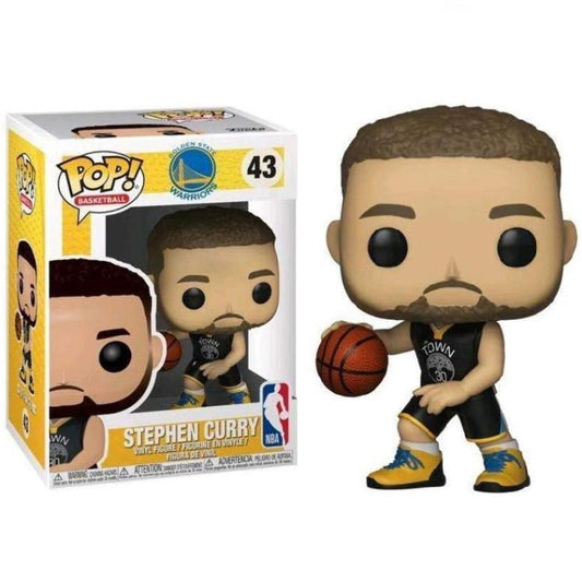 Funko Pop ! Basketball Nba  Golden State Warriors (43) Stephen Curry Figure 9Cm