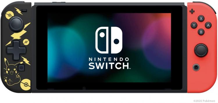 Hori Joy-Con D-Pad Pikachu Black&Gold Edition Pokémon Controller Nintendo Switch