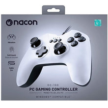 Nacon Pc Controller Gaming Gc-100 Bianco Windows Pad 6 Pulsanti Computer