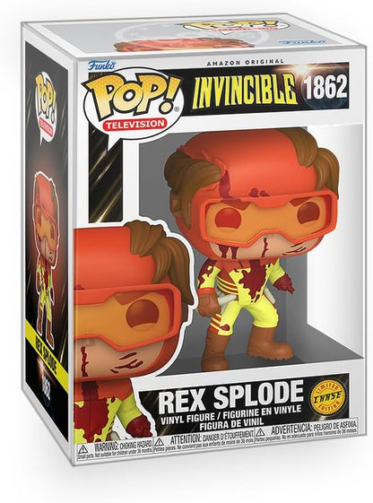 Funko Pop! Television: Invincible 2 (1862) Rex Splode (Chase Edition) Vinyl Figure 9cm