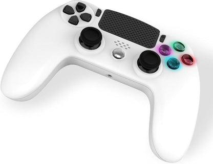 Freaks Controller Wireless Per Ps4/Ps3/Pc/Android/Ios Pulsanti Illuminati White