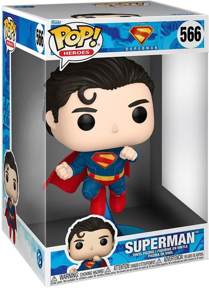 Funko Pop ! Big Heroes - Superman 2025 Jumbo - (566) Superman Figure 25cm