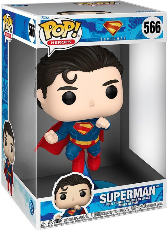 Funko Pop ! Big Heroes - Superman 2025 Jumbo - (566) Superman Figure 25cm