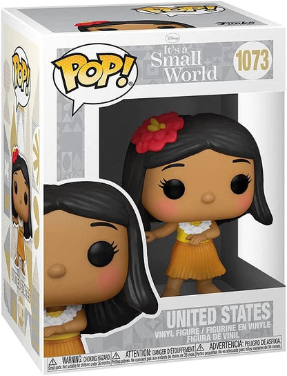 Funko Pop It'S A Small World 1073 United States Icons Statua Vinyl Action Figure