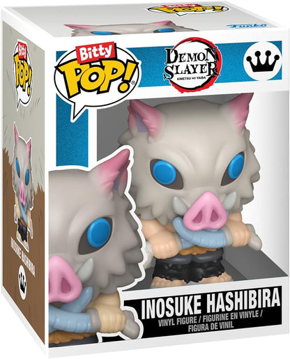 Funko Bitty Pop! Demon Slayer (4 Pack) w/ Bitty Display Chase Edition - Mini Vinyl Figure 2cm