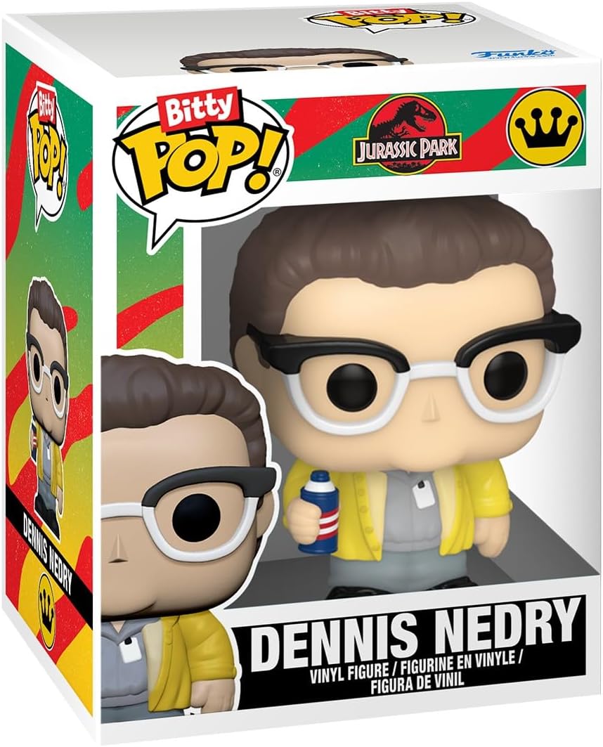 Funko Bitty Pop! Jurassic Park (4 Pack) w/ Bitty Display & Mystery Pop - Mini Vinyl Figure 2cm