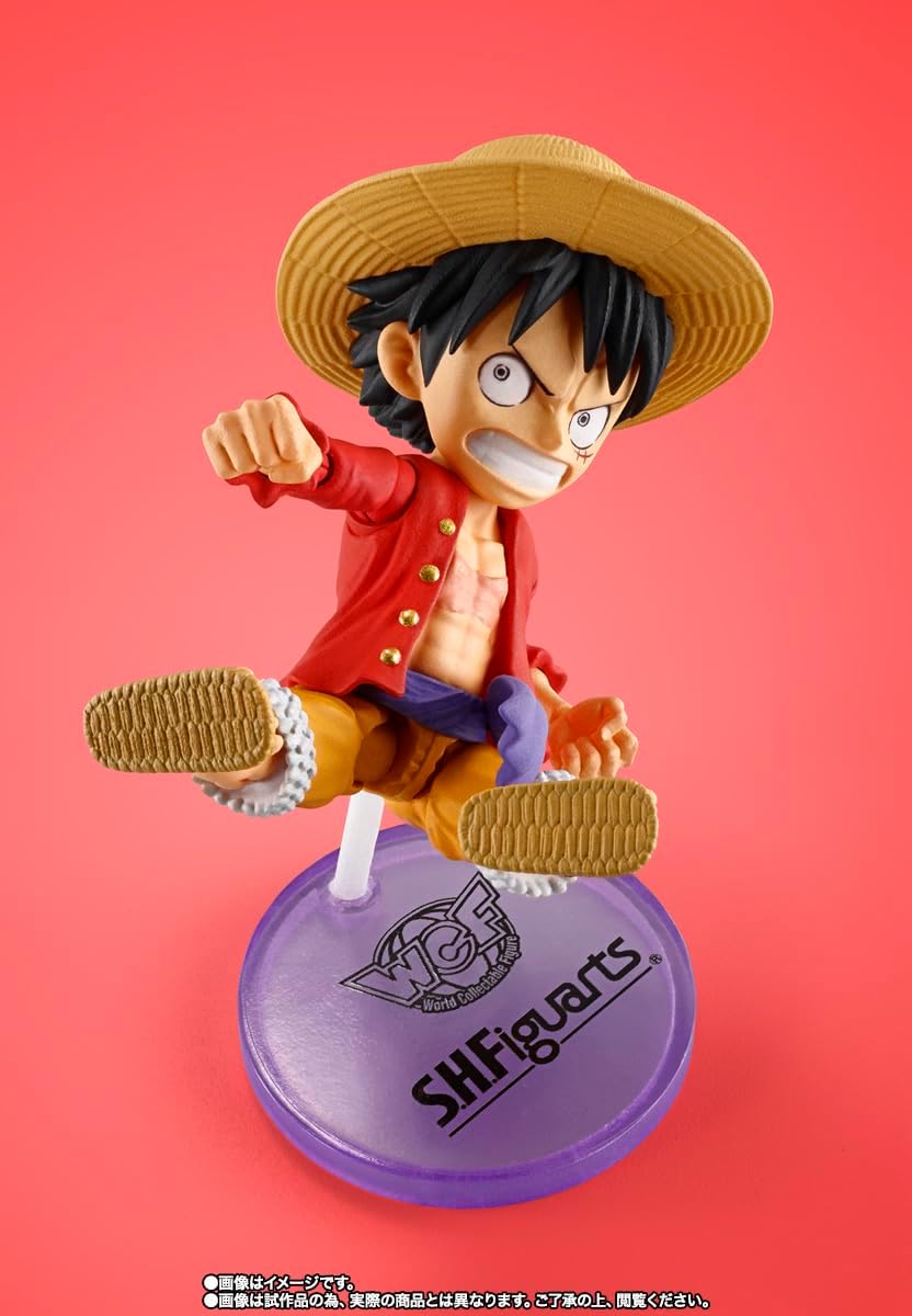 Bandai Tamashii Nations S.H. Figuarts: One Piece Monkey D. Luffy - Figure Articolata 9cm