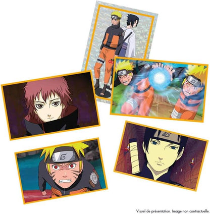Naruto Shippuden Sticker Panini Ecoblister 5 Bustine + 5 Card + 1 Card Limited