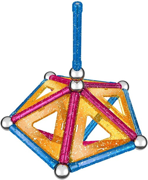 Geomag Glitter Color 44 Palline Barrette Magnetiche Multicolor Gioco Costruzione