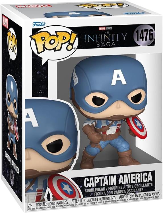 Funko Pop Marvel - The Infinity Saga (1476) - Captain America Vinyl Figure 9Cm