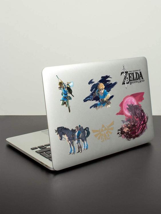 The Legend Of Zelda Breath Of The Wild Tech Stickers 44 Adesivi Nintendo Switch