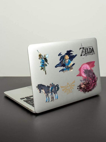 The Legend Of Zelda Breath Of The Wild Tech Stickers 44 Adesivi Nintendo Switch