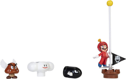 Jakks Pacific Nintendo: Super Mario "Cloud Diorama Set" Gioco Con Figure 3+