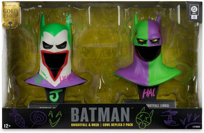 McFarlane Gold Label Collection DC Direct - Batman Knightfall & Hush: Cowl Replica (2 Pack) 20 cm PVC Figure