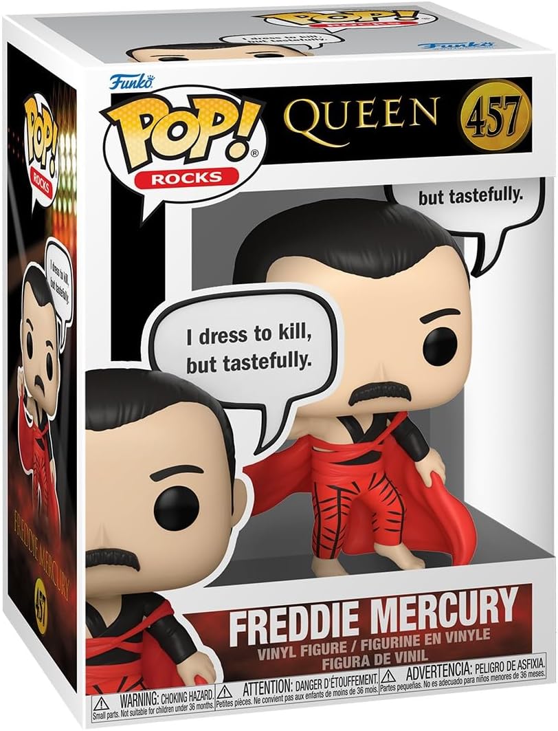 Funko Pop ! Rocks Queen - (457) Freddie Mercury Vinyl Figure 9cm